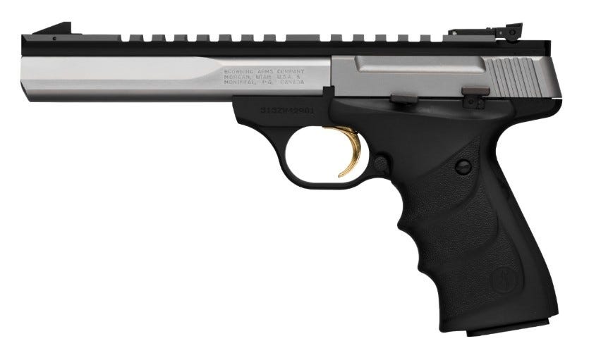 Browning Buck Mark Contour Stainless .22 LR 5.5" Barrel 10-Rounds - Image 2