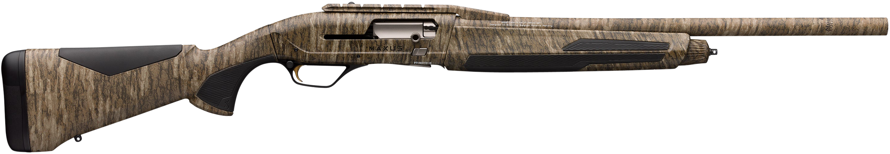 Browning Maxus II Rifled Deer Mossy Oak Bottomlands 12 GA 22" Barrel 3" Chamber 4-Rounds - Image 2