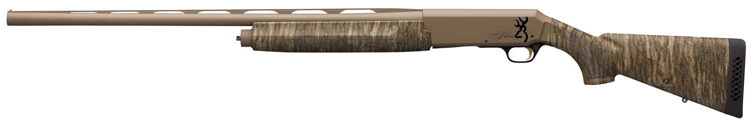 Browning Silver Field Mossy Oak Bottomlands / Flat Dark Earth 12 GA 26" Barrel 4-Rounds - Image 2