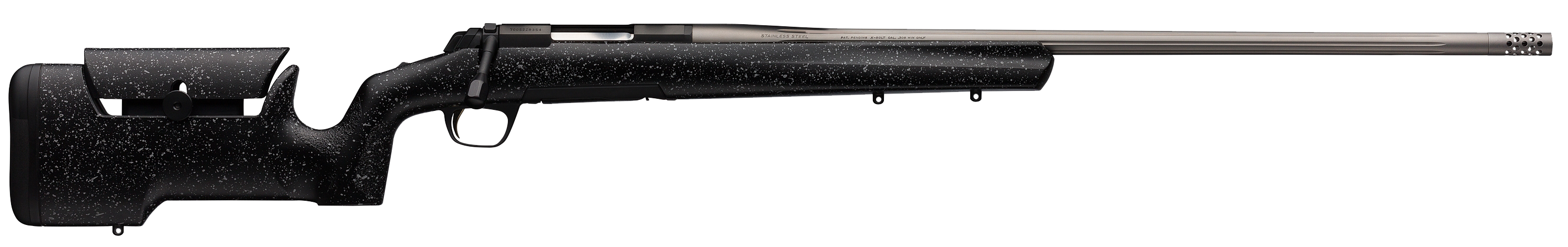 Browning X-Bolt Max Long Range Hunter Gray Speck Black 6.5 Creedmoor 26" Barrel 4-Rounds Threaded