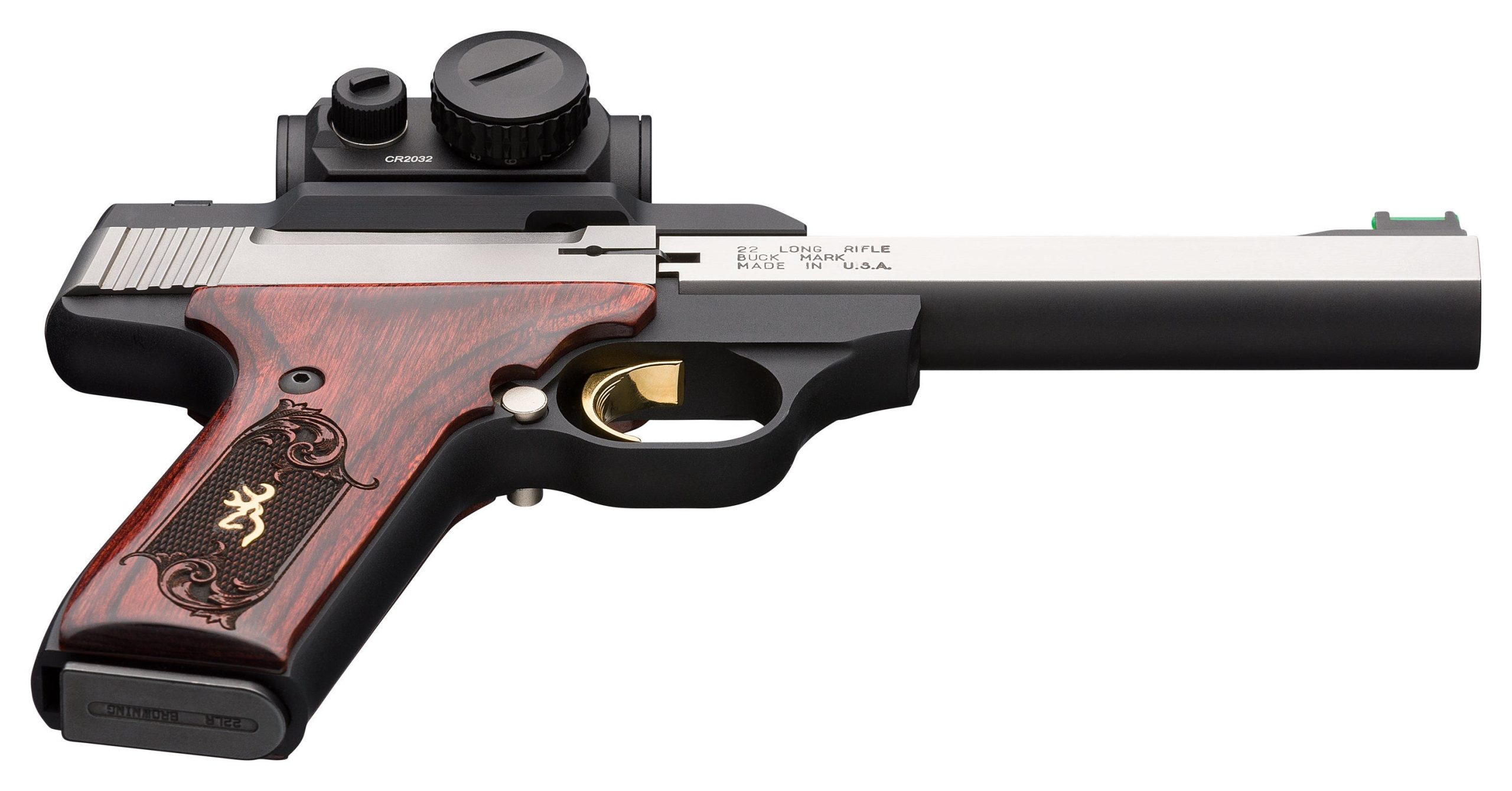 Browning Buck Mark Medallion Black / Stainless .22 LR 5.5" Barrel 10-Rounds - Image 5