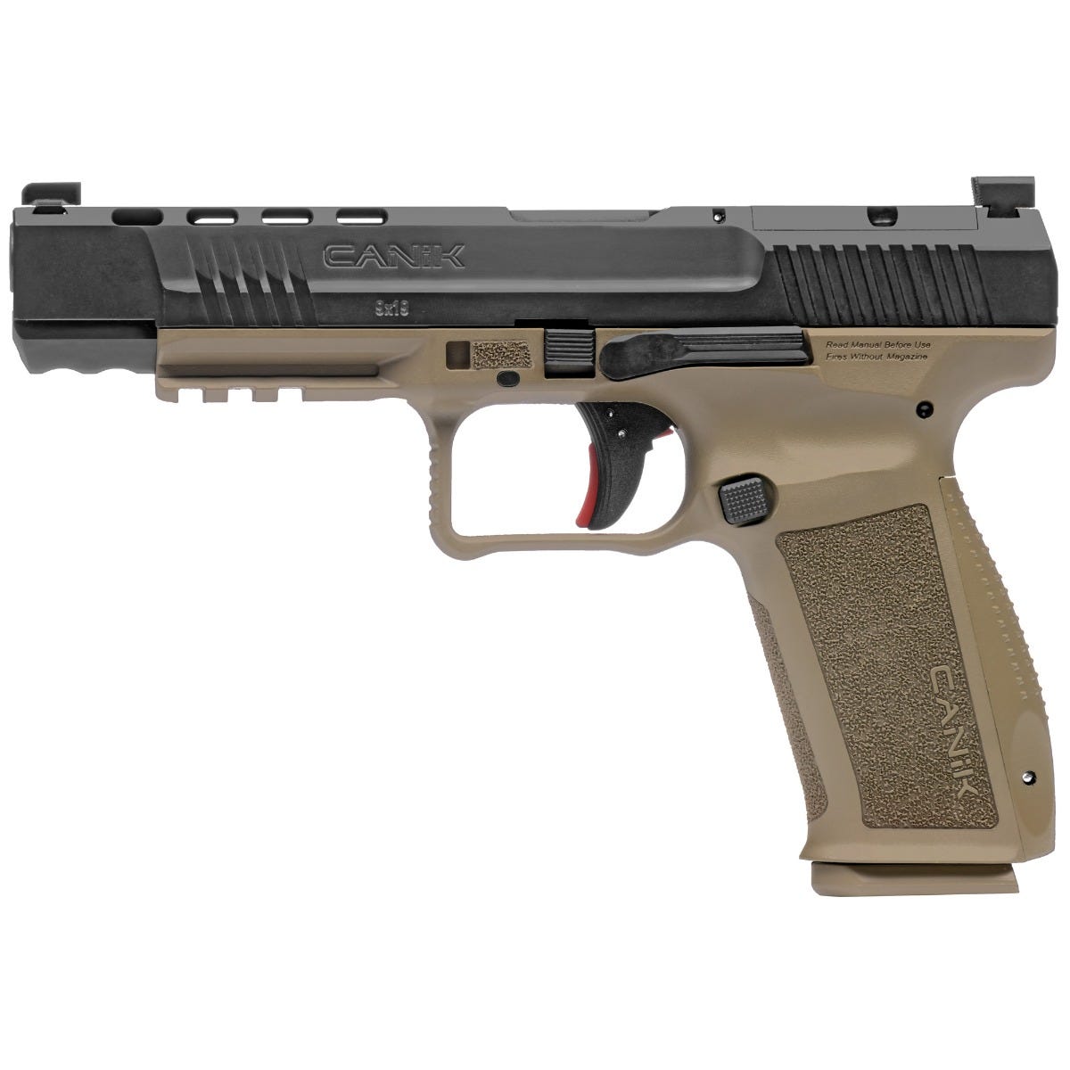 Canik TP9 METE SFx Tan 9mm 5.2" Barrel 20-Rounds Optic Ready - Image 2