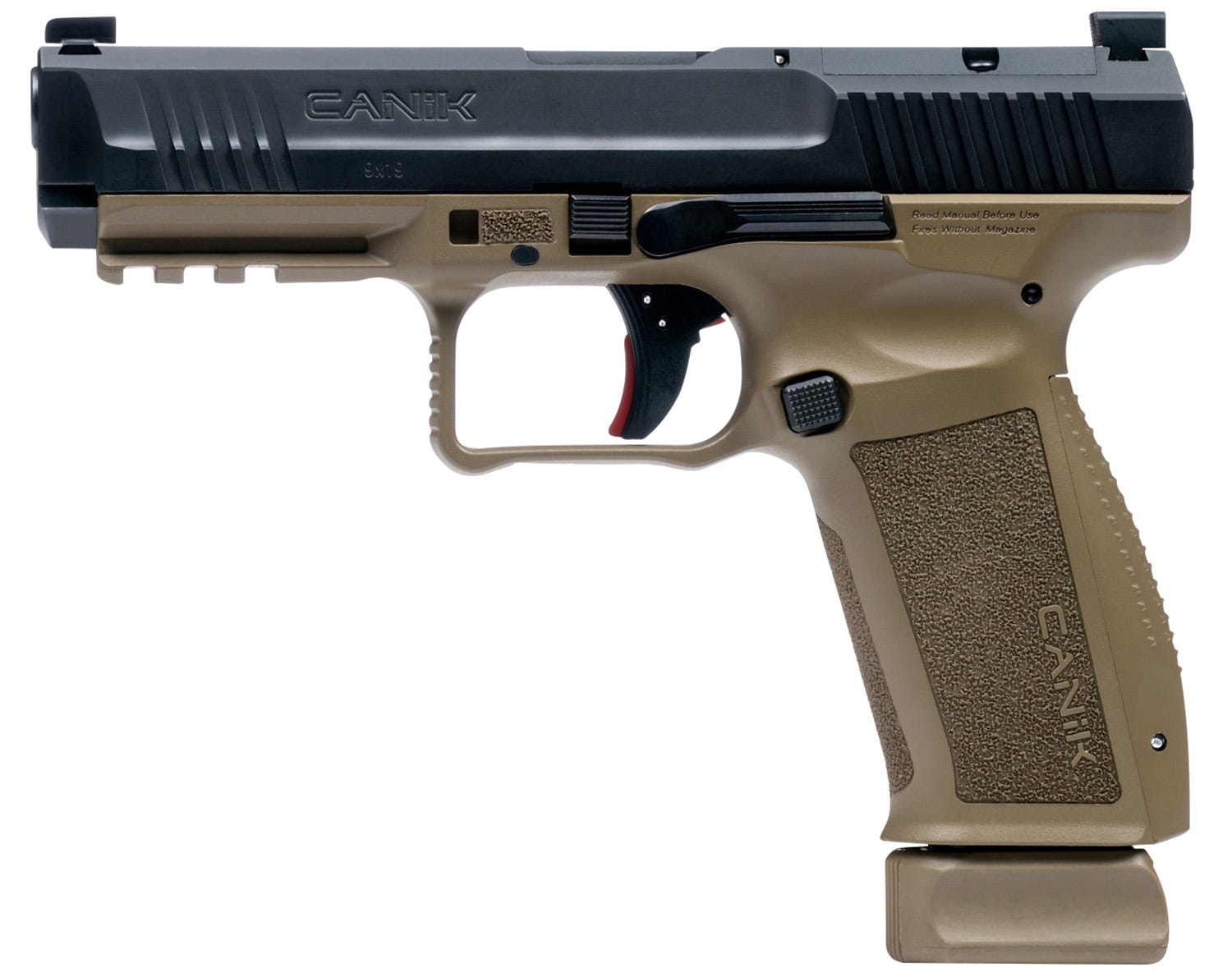 Canik Mete SFT Flat Dark Earth 9mm 4.46" Barrel 20-Rounds Optics Ready - Image 2