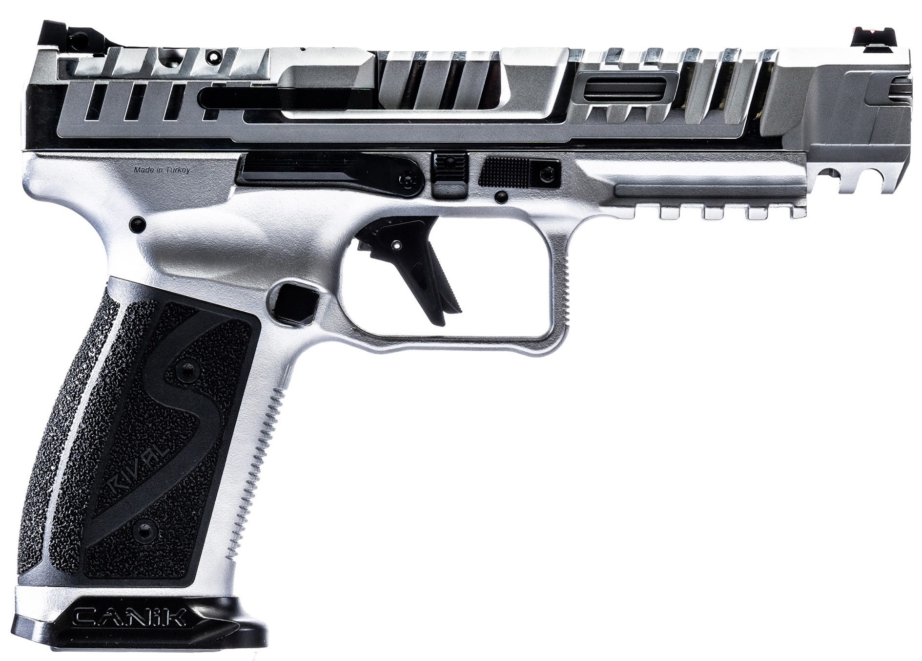 Canik SFX Rival-S Chrome 9mm 5" Barrel 18-Rounds 2 Mags