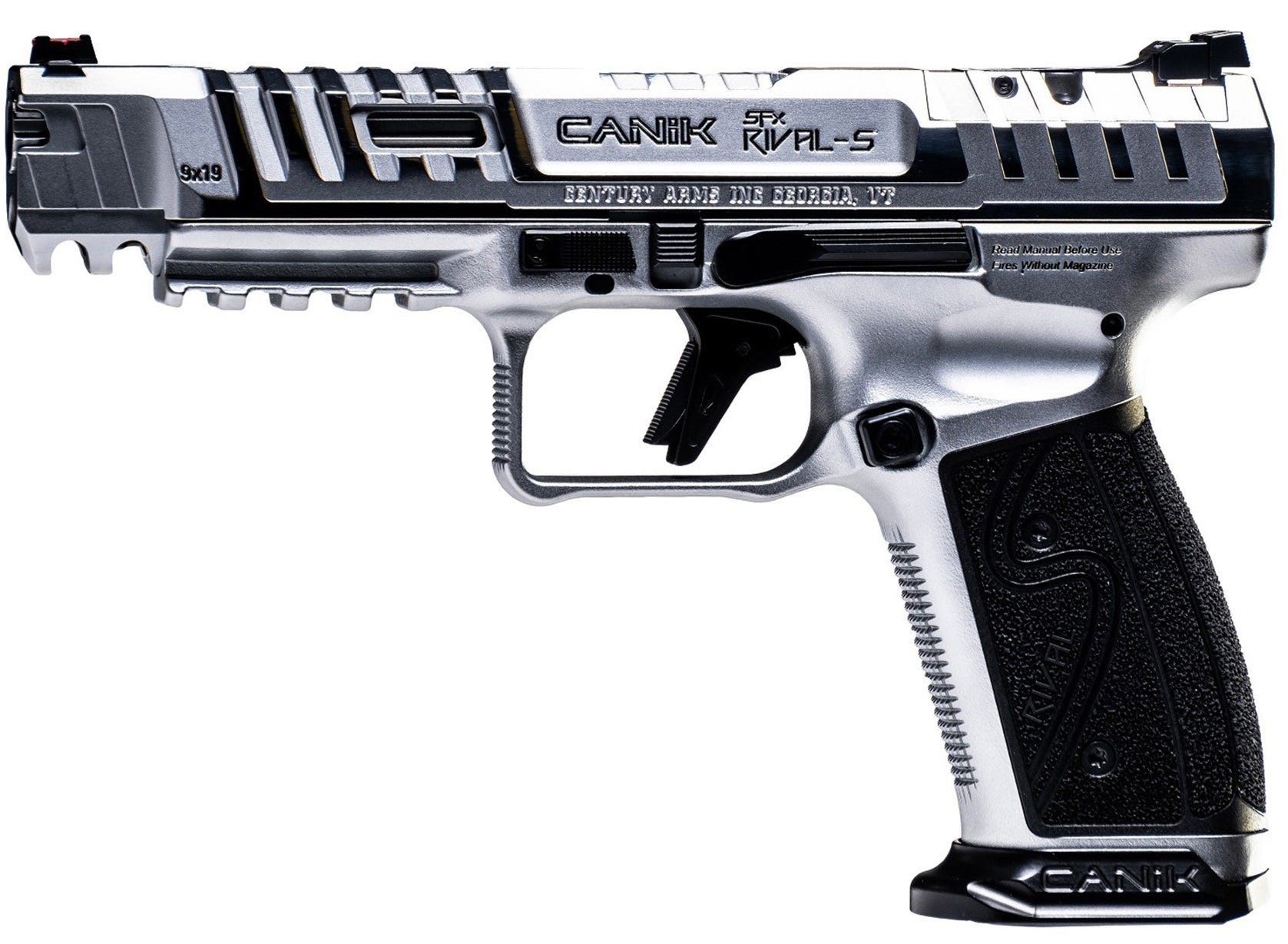 Canik SFX Rival-S Chrome 9mm 5" Barrel 18-Rounds 2 Mags - Image 2