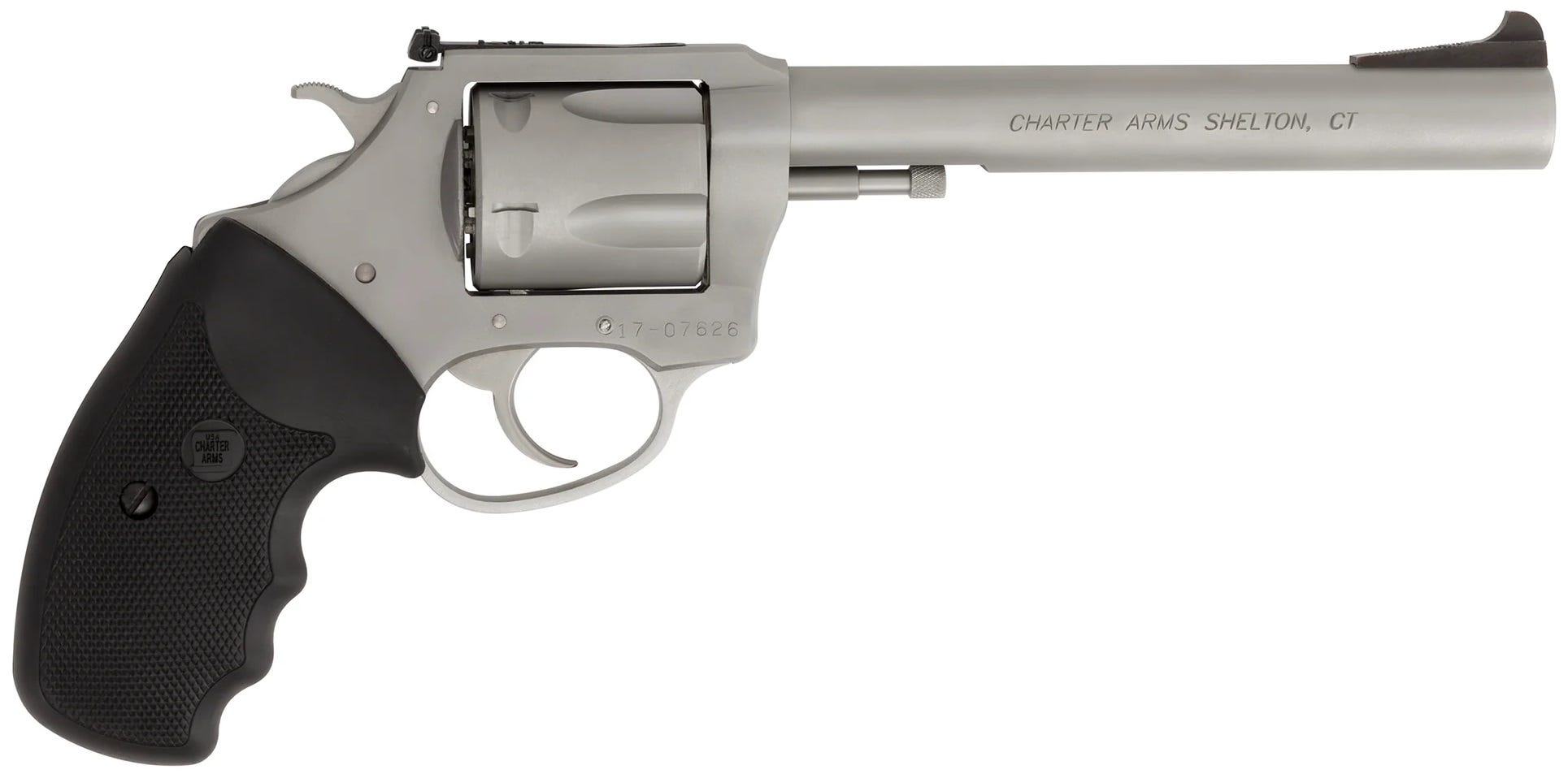 Charter Arms Bulldog Target Stainless .44 SW Spl 6" Barrel 5-Rounds