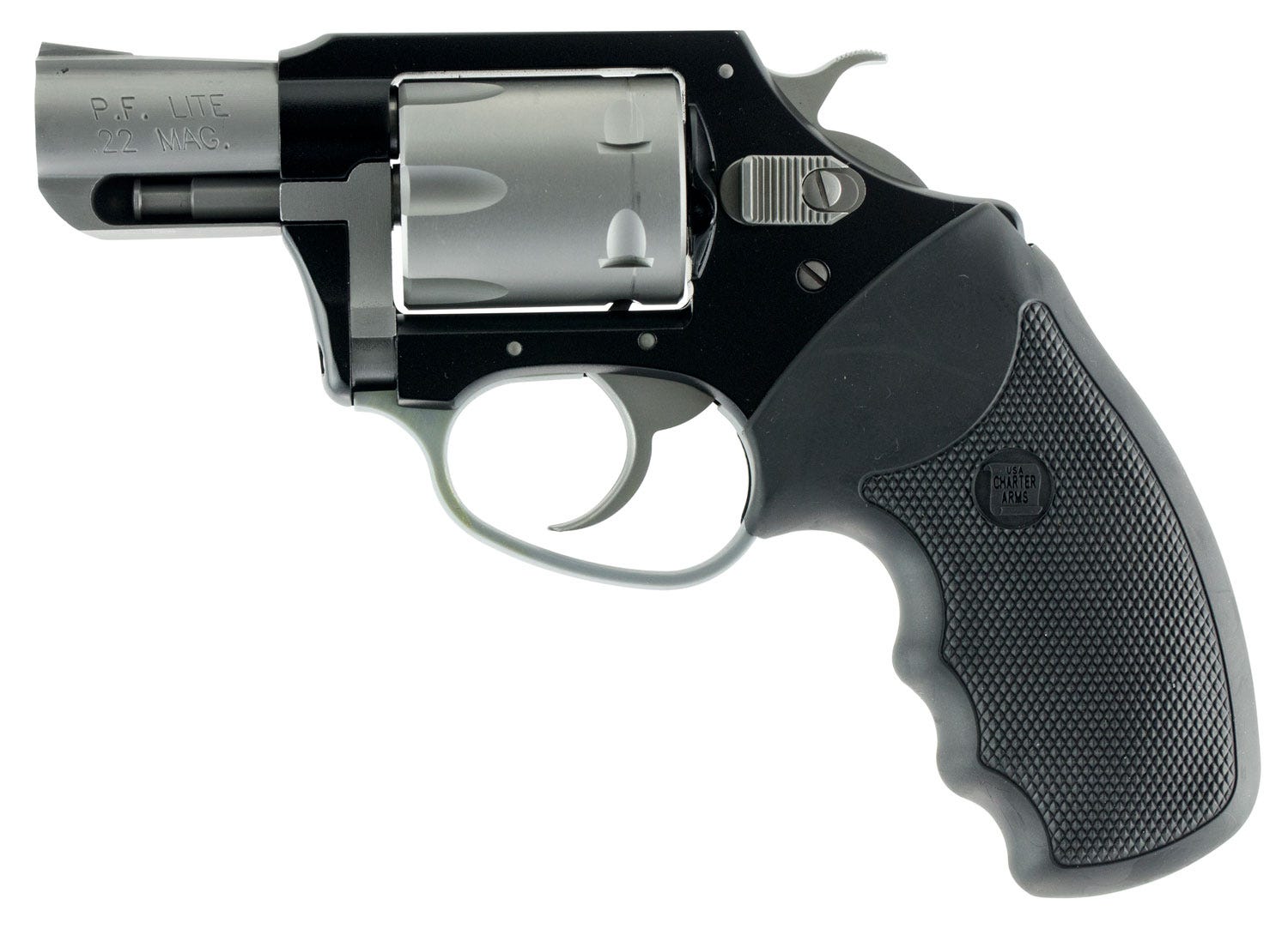 Charter Arms Pathfinder Lite Stainless / Black .22 Mag 2" Barrel 6-Rounds - Image 2
