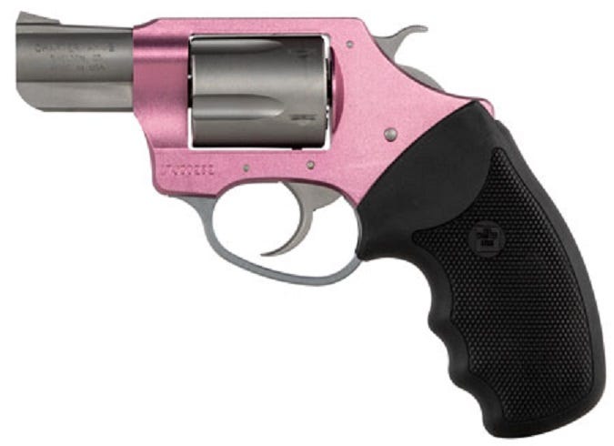 Charter Arms Southpaw Pink / Stainless .38 SPL 2" Barrel 5-Rounds - Image 2