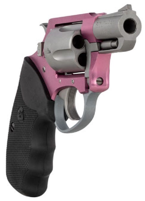 Charter Arms Southpaw Pink / Stainless .38 SPL 2" Barrel 5-Rounds - Image 3