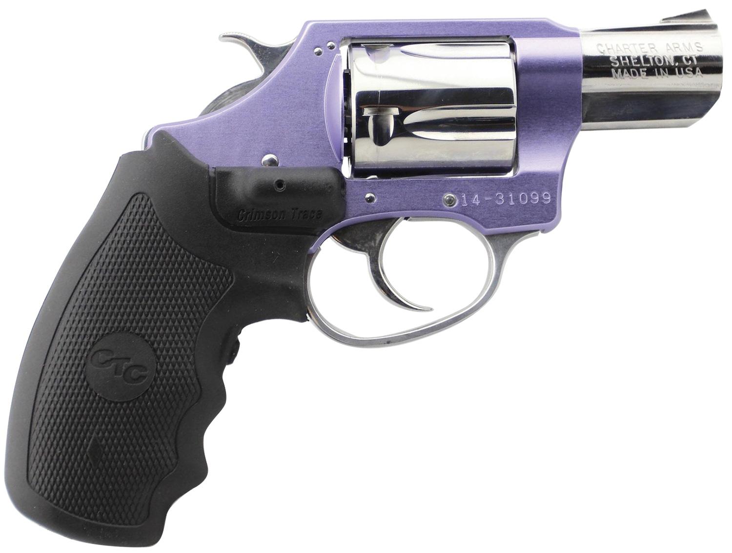 Charter Arms Undercover Lite Chic Lady Lavender .38 SPL 2" Barrel 5-Rounds CT Laser