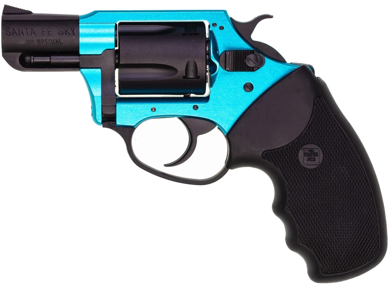 Charter Arms Undercover Lite Santa Fe Sky Turquoise .38 SPL 2" Barrel 5-Rounds - Image 2