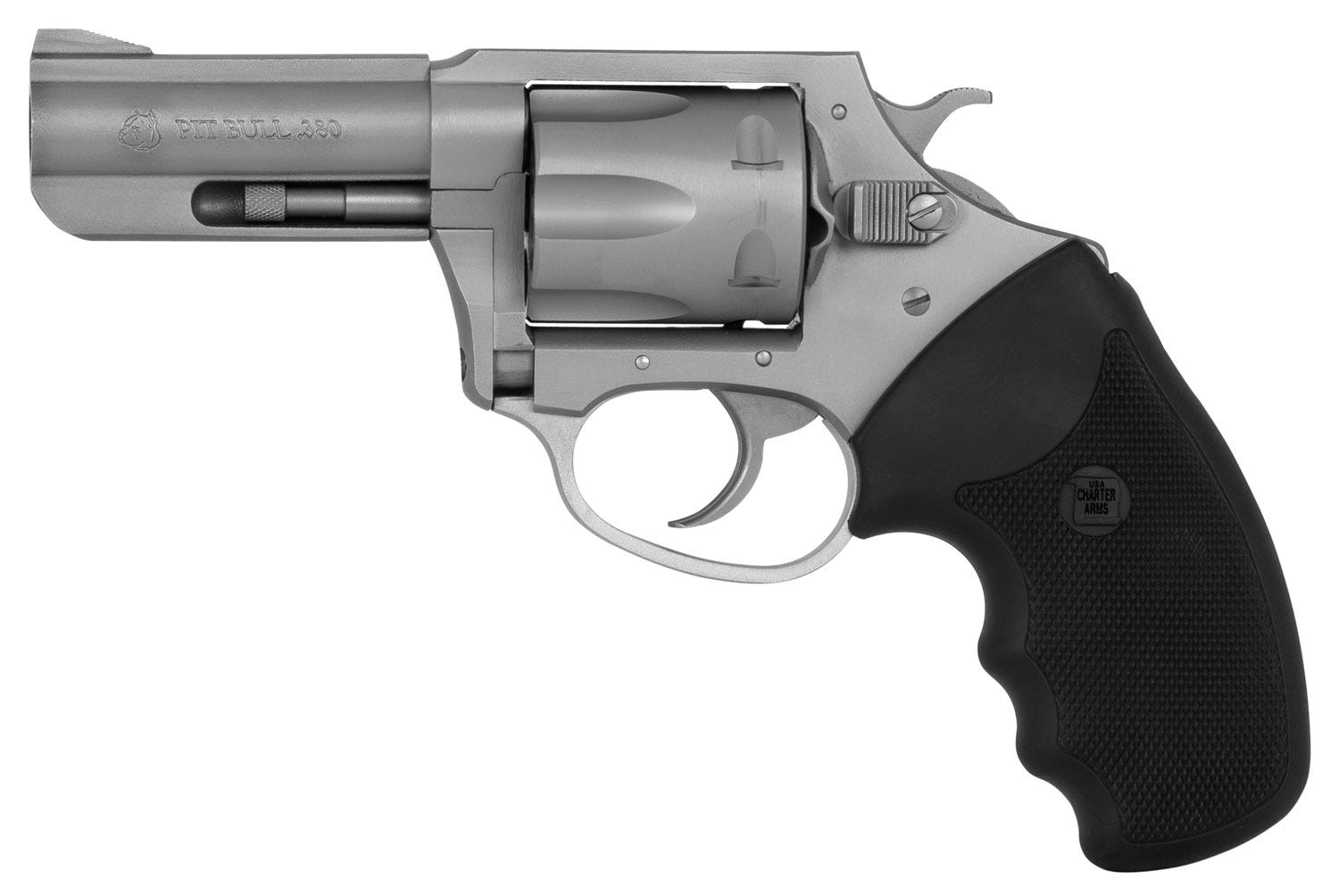 Charter Arms Pitbull Silver .380 ACP 3" Barrel 6-Rounds - Image 2