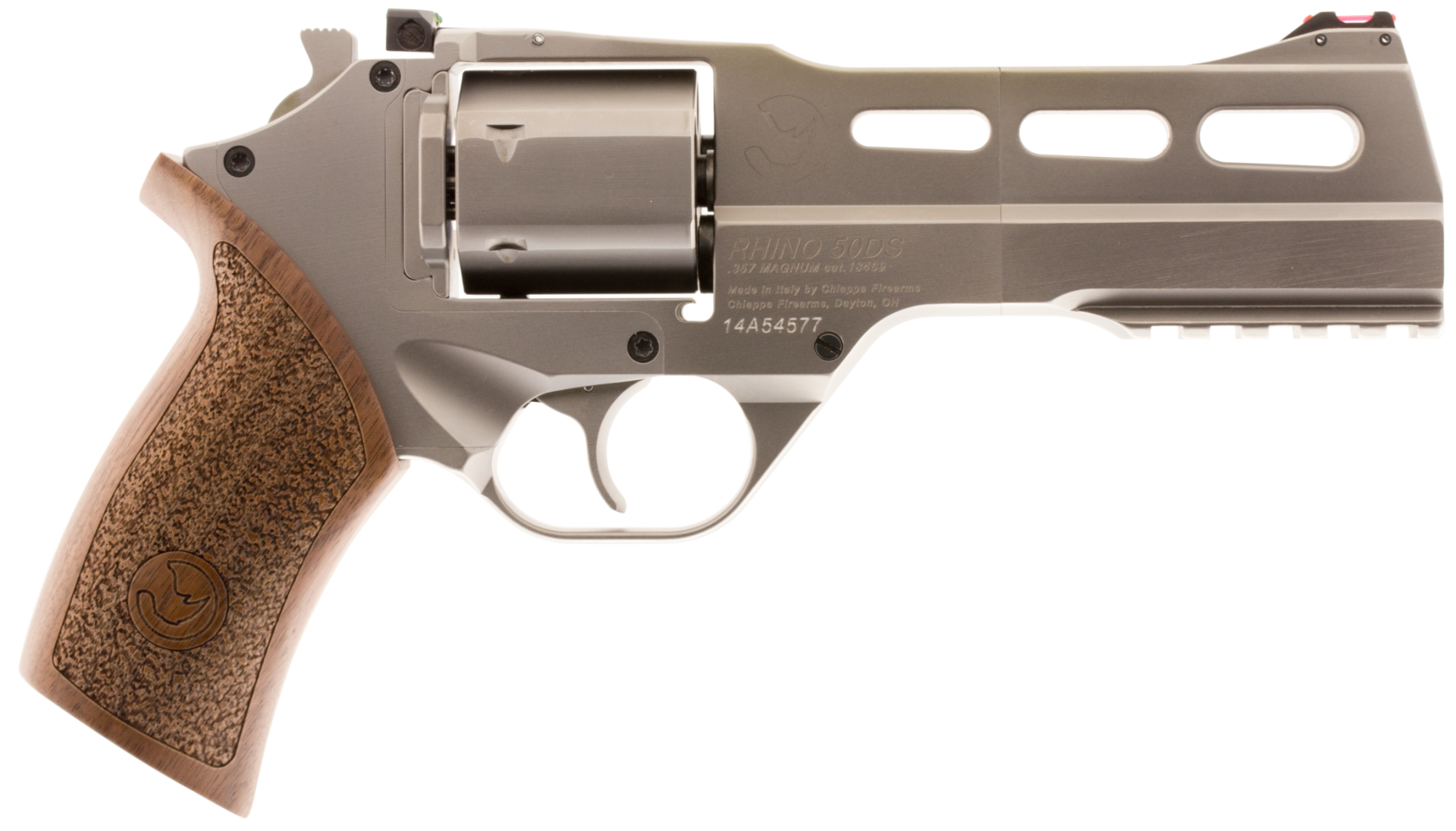 Chiappa Firearms Rhino 50SAR Nickel .357 Mag 5" Barrel 6-Rounds