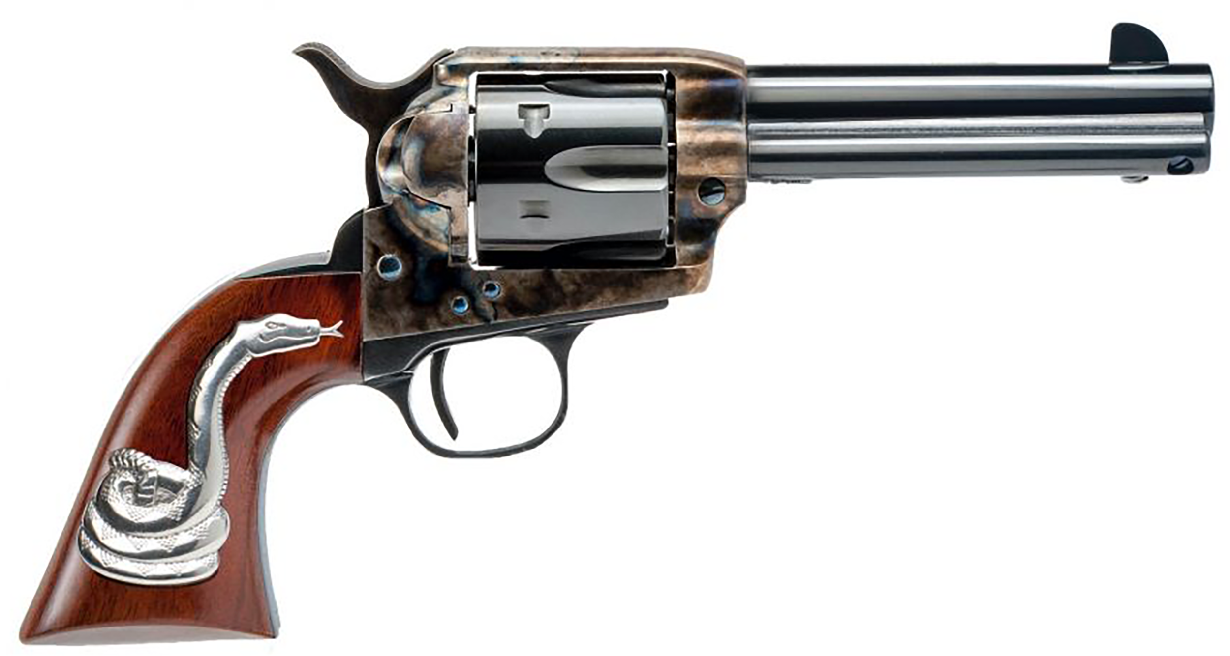 Cimarron Firearms Man With No Name Case Color Hardened .45 Colt 4.75" Barrel 6-Rounds Hollywood Series