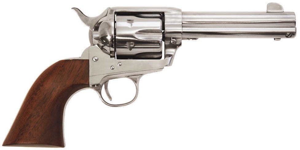 Cimarron Firearms Frontier Pre-War Stainless .45 Colt 4.75" Barrel 6-Rounds