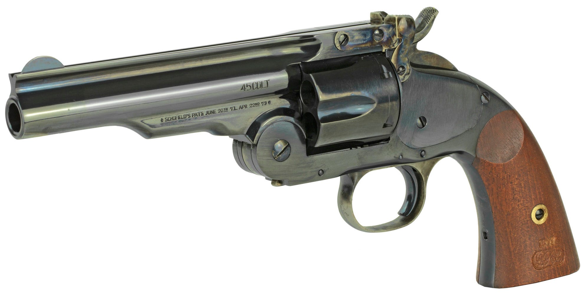 Cimarron Firearms Model 3 Schofield .45 Colt 5" Barrel 6-Rounds - Image 3