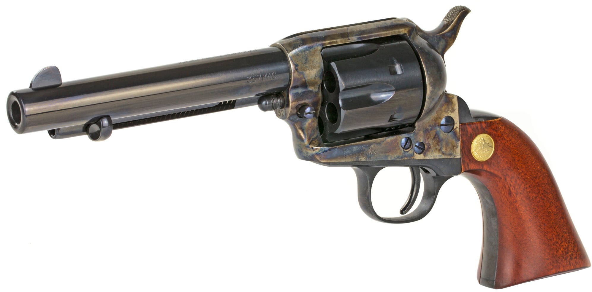 Cimarron Firearms Model P Color Case Hardened .357 Mag 5.5" Barrel 6-Rounds - Image 3