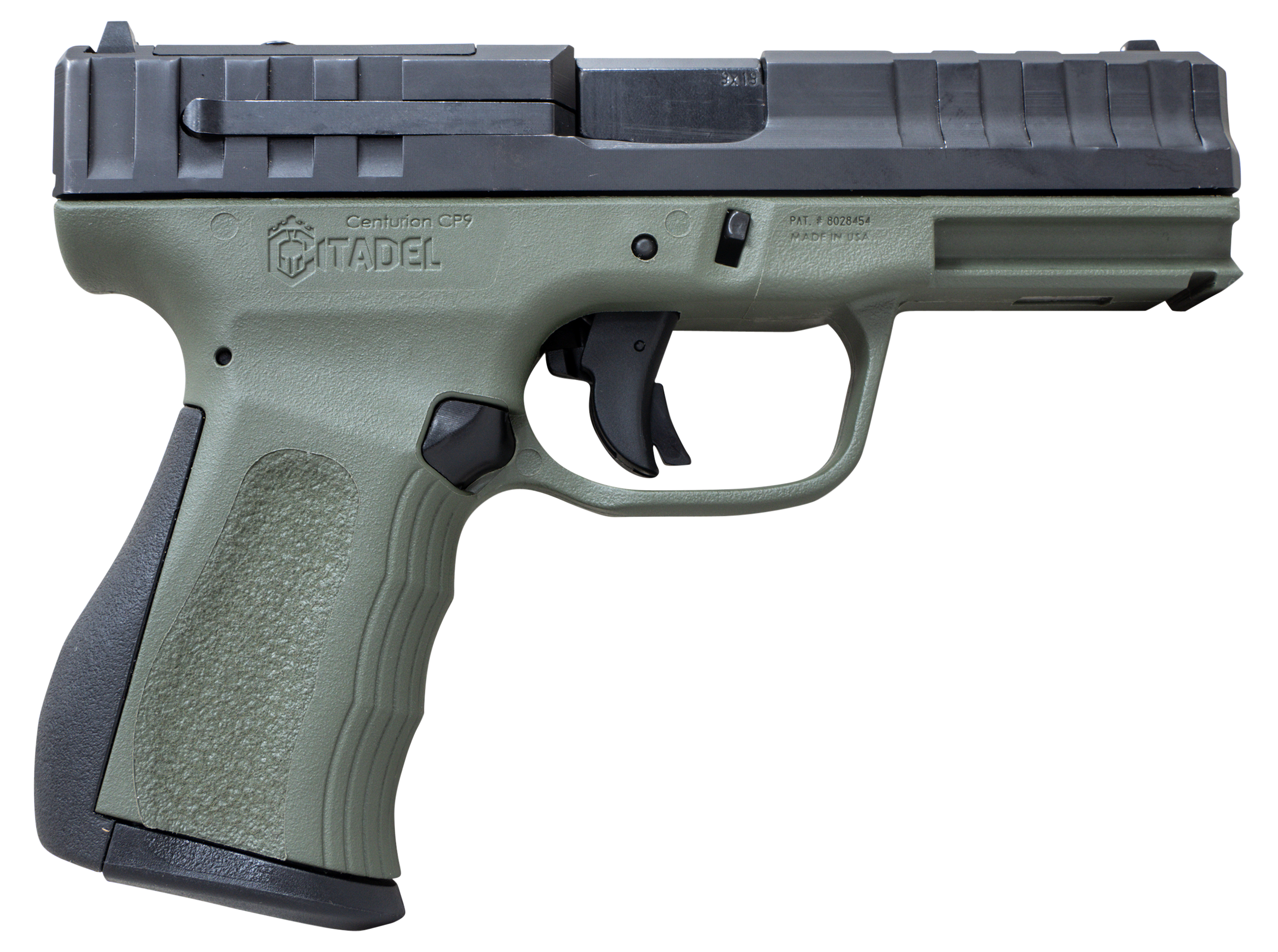 Citadel Firearms Centurion OD Green 9mm 4" Barrel 14-Rounds