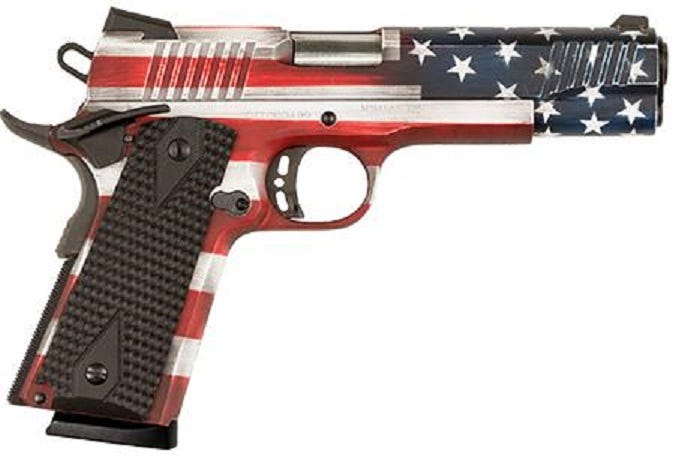 Citadel Firearms M-1911 American Flag .45 ACP 5" Barrel 8-Rounds with Ammo Can - Image 3