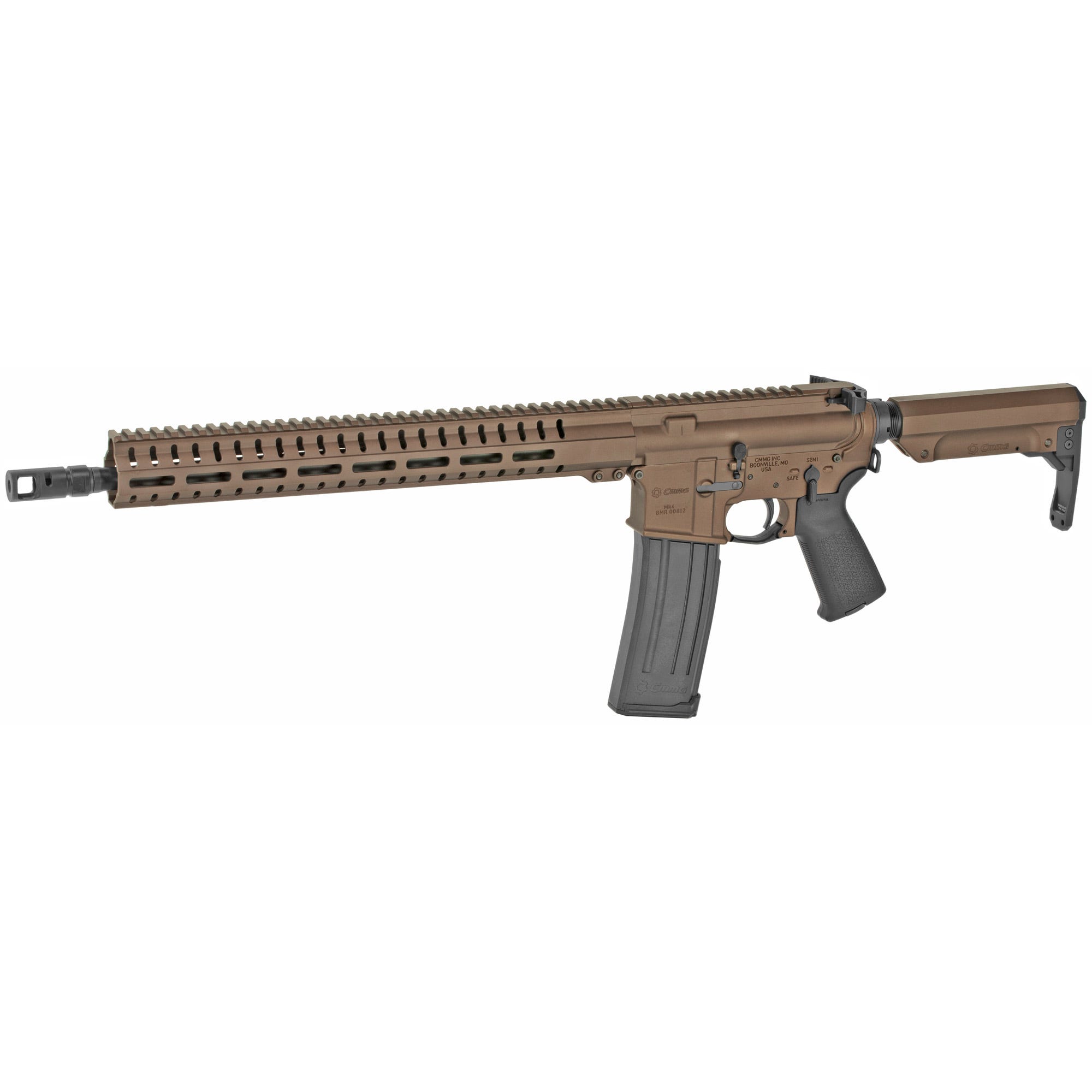 CMMG Resolute 300 AR Rifle Midnight Bronze 5.7 X 28 16.1" Barrel 40-Rounds - Image 3