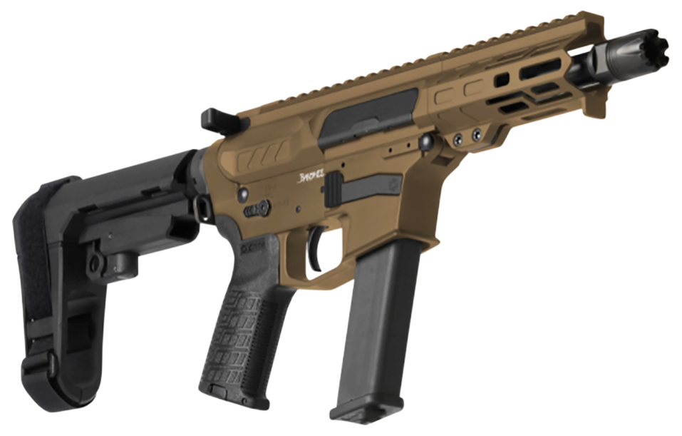CMMG Banshee MKGS Pistol Midnight Bronze .40 SW 5" Barrel 22-Rounds RipBrace