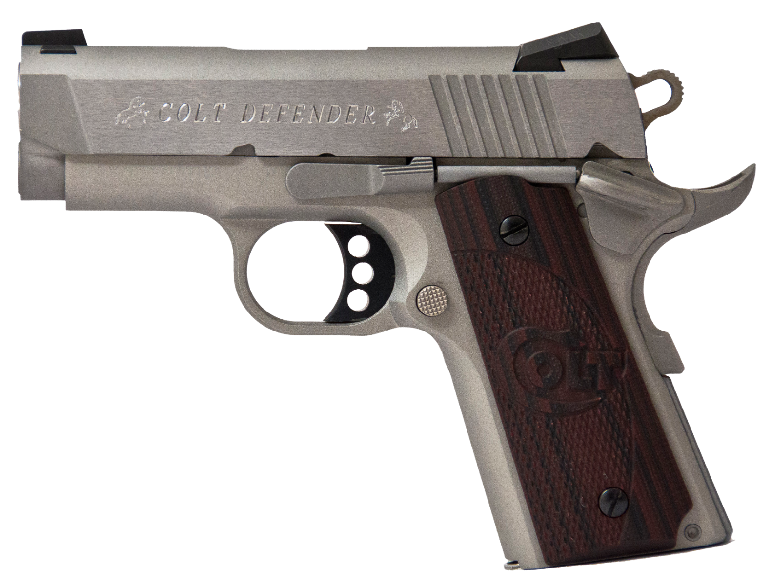 Colt 1911 Defender Stainless .45 ACP 3" Barrel 7-Rounds - Image 2