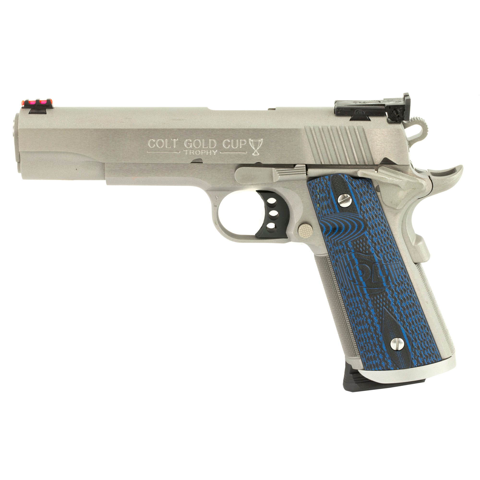 Colt 1911 Government Gold Cup Trophy Stainless .45 ACP 5" Barrel 8-Rounds - Image 2