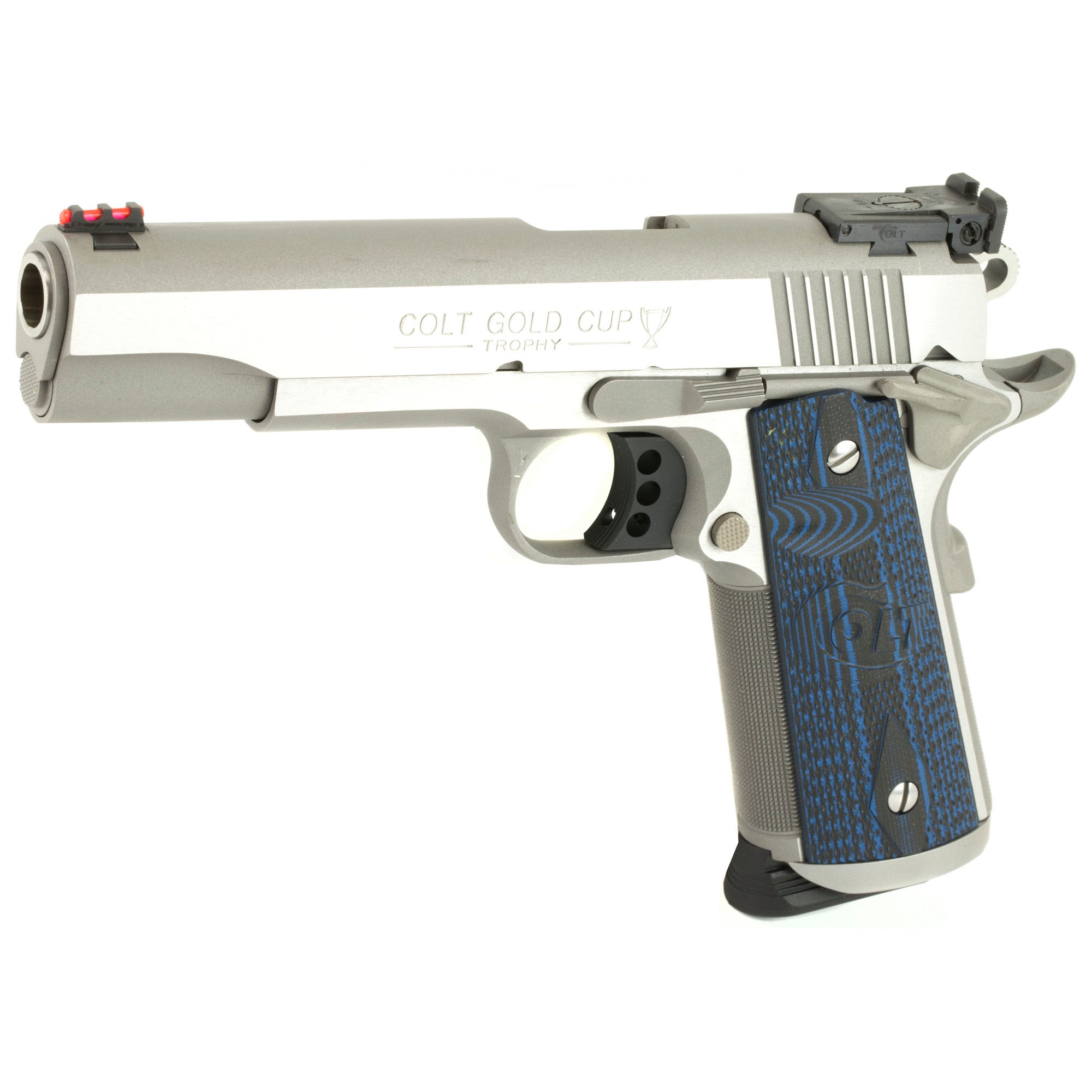 Colt 1911 Government Gold Cup Trophy Stainless .45 ACP 5" Barrel 8-Rounds - Image 3