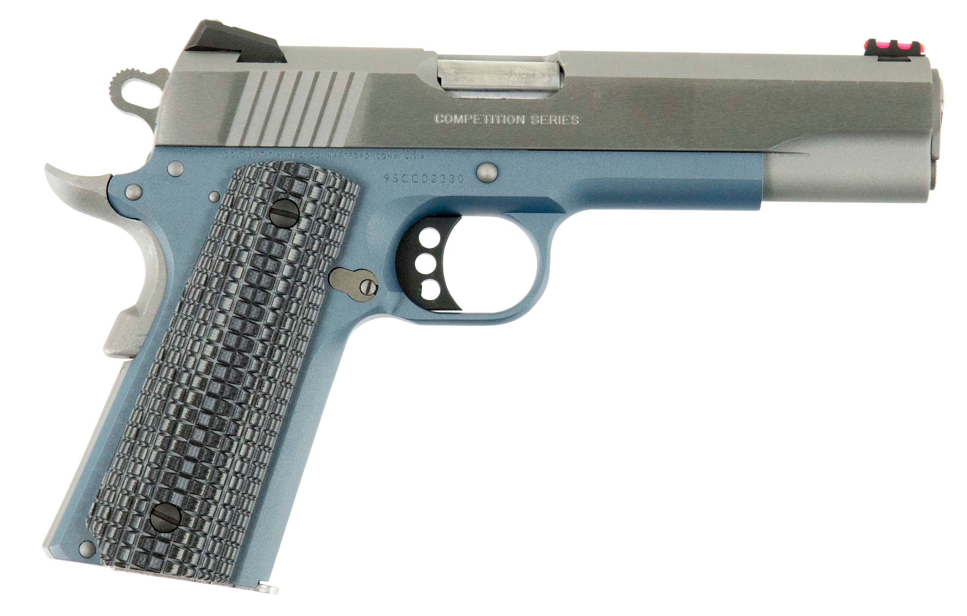 Colt 1911 Government Competition Blue Titanium 9mm 5" Barrel 9-Rounds