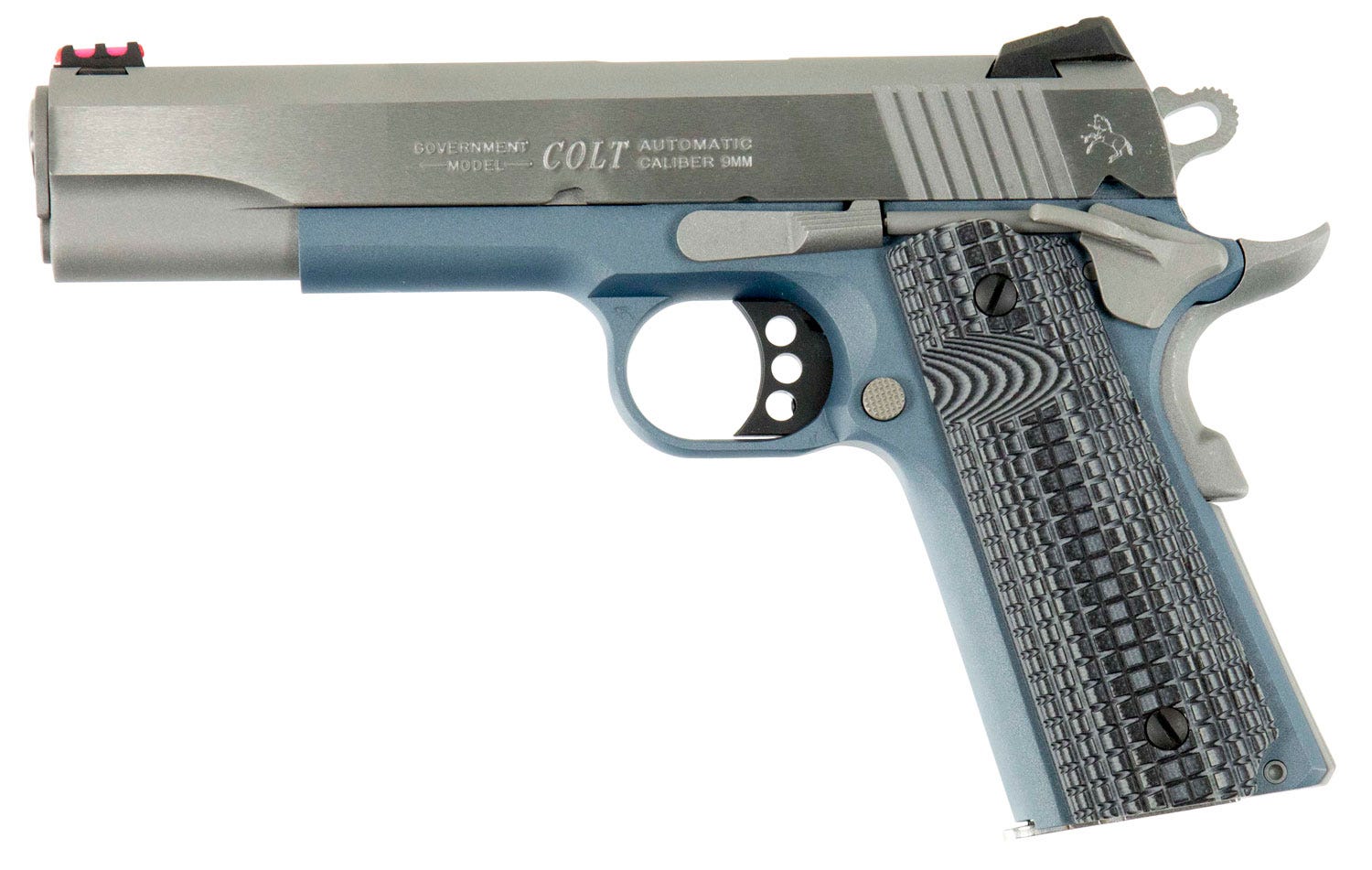 Colt 1911 Government Competition Blue Titanium 9mm 5" Barrel 9-Rounds - Image 2