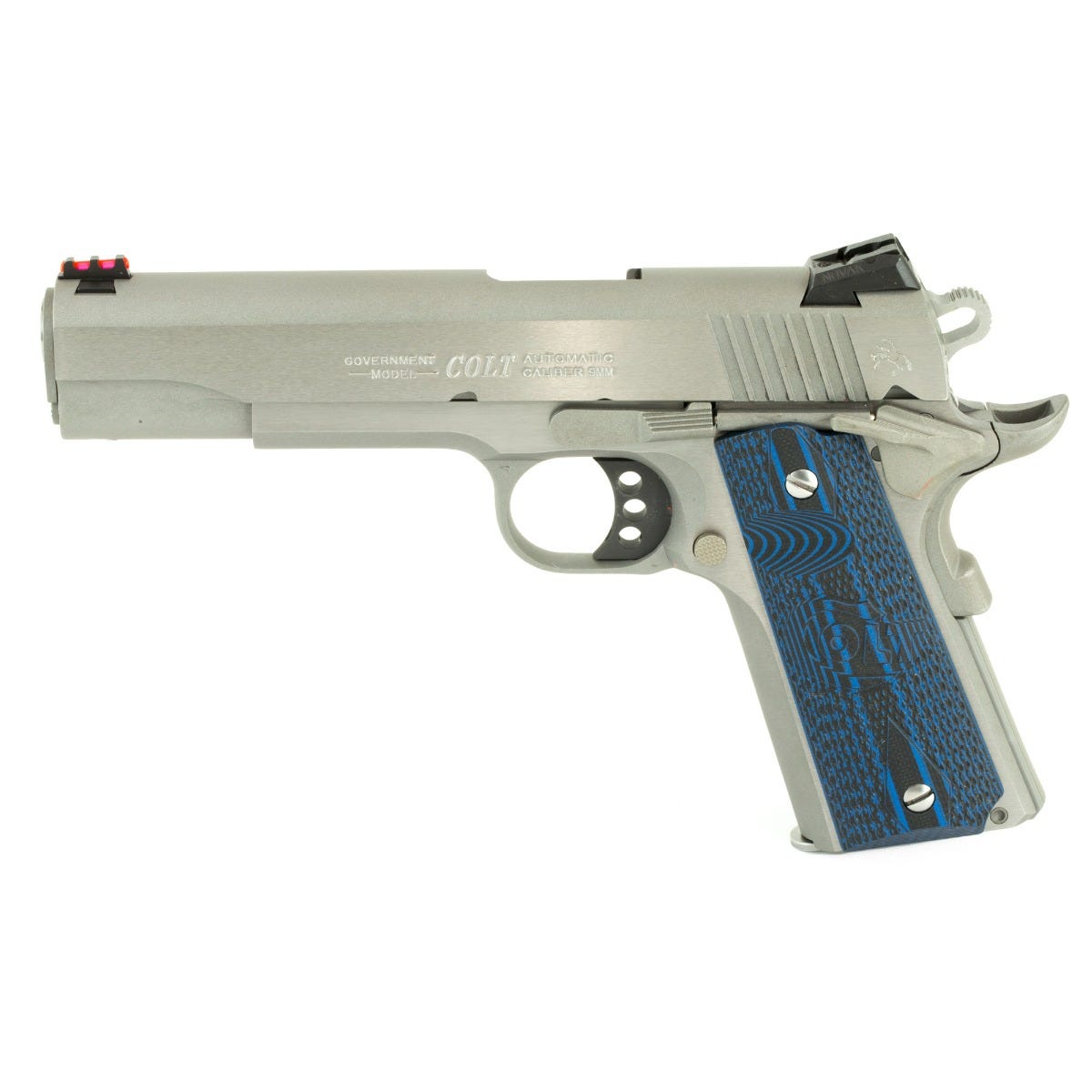 Colt 1911 Government Competition Stainless 9mm 5" Barrel 9-Rounds - Image 2