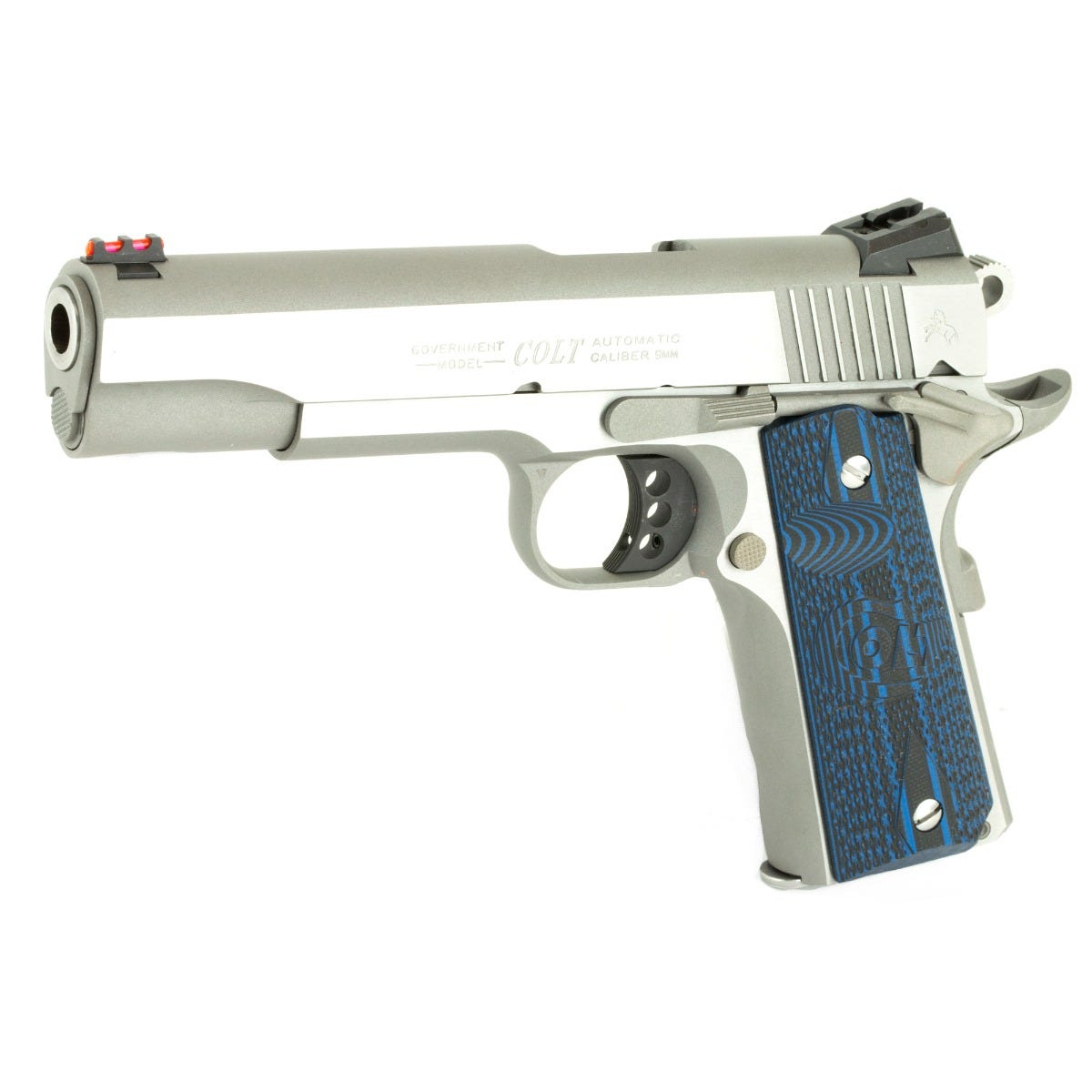 Colt 1911 Government Competition Stainless 9mm 5" Barrel 9-Rounds - Image 3