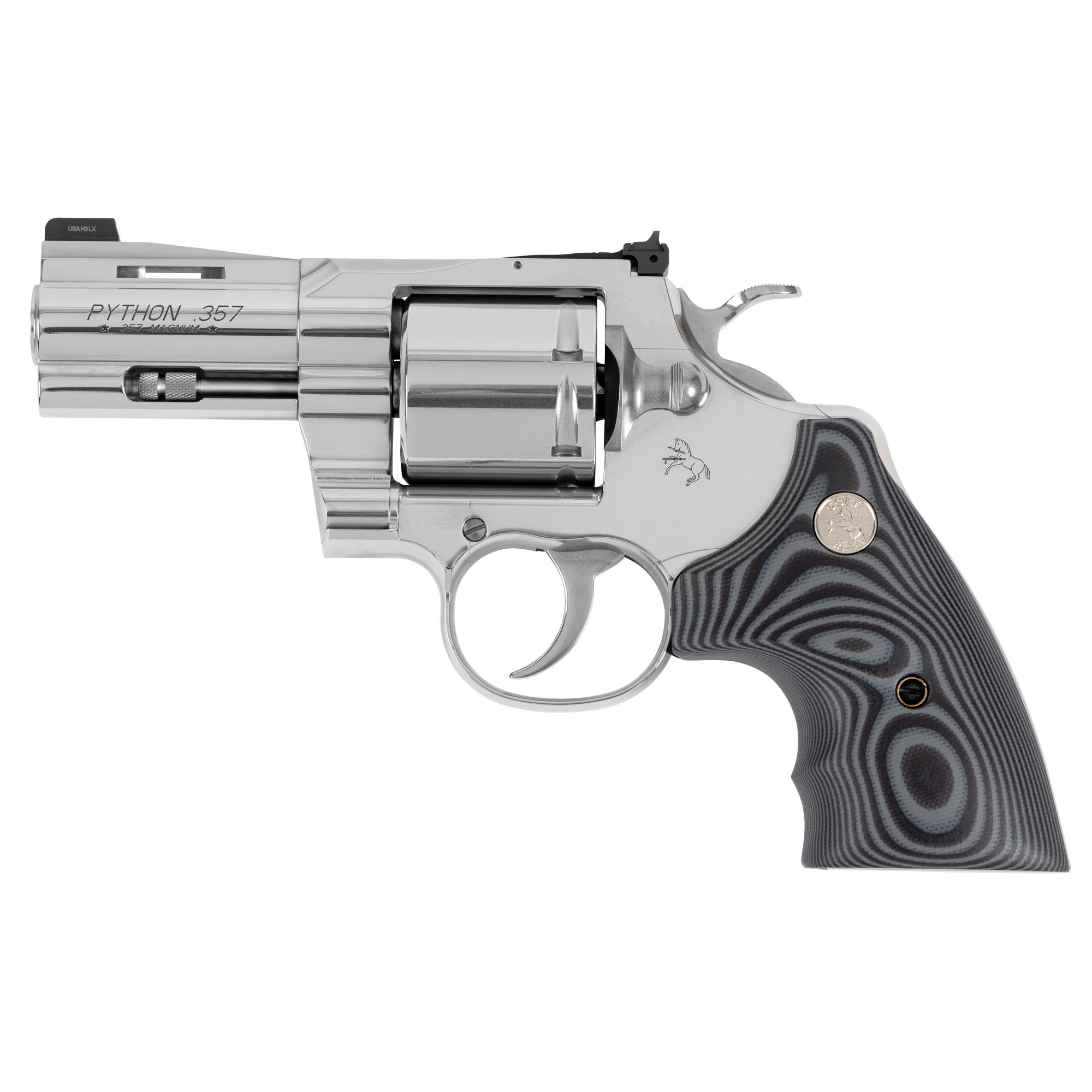 Colt Firearms Python Combat Elite Polished Stainless .357 Mag / .38 SPL 3" Barrel 6-Rounds - Image 2