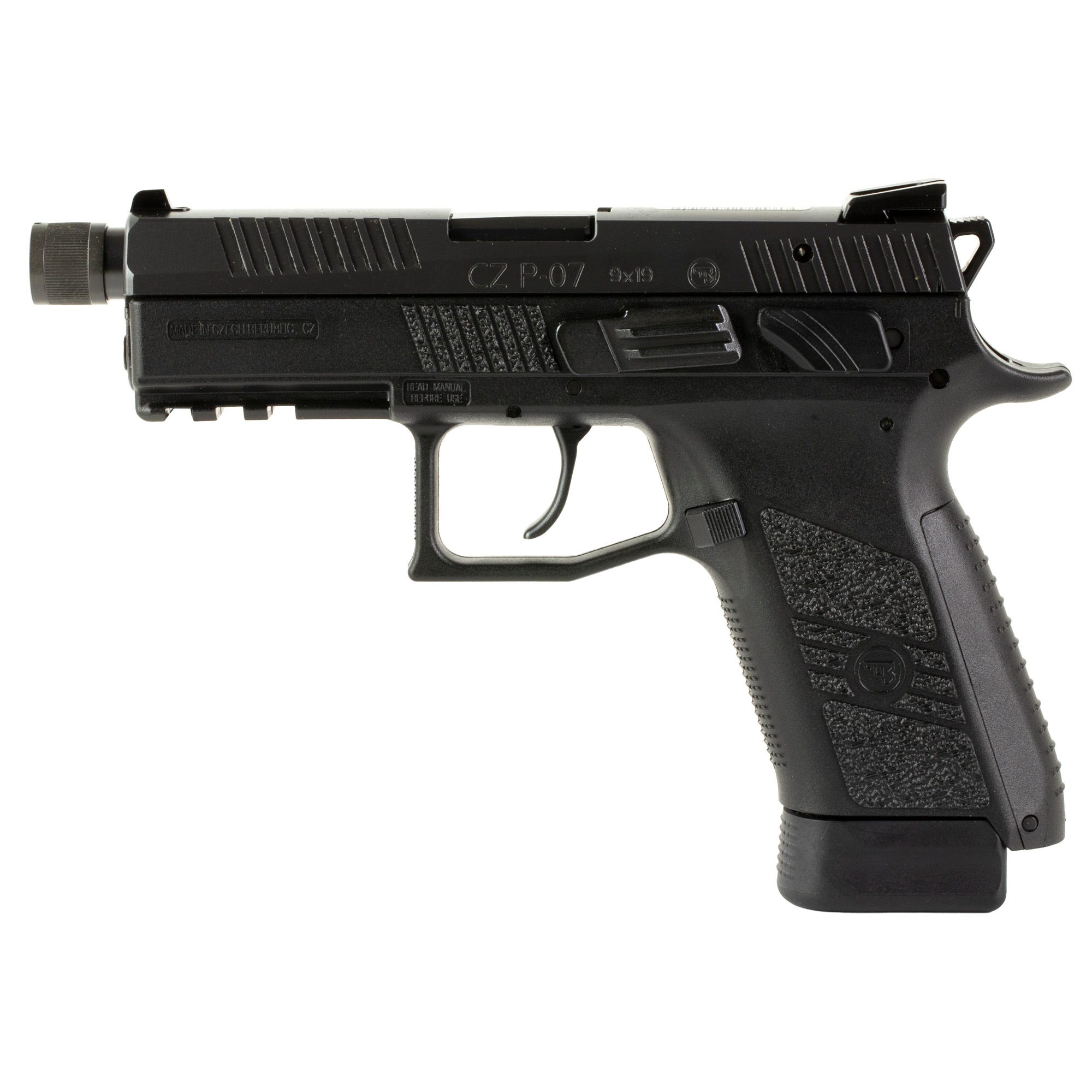 CZ P-07 9mm 4.36" Barrel 17-Rounds Suppressor Ready 1/2x28 - Image 2
