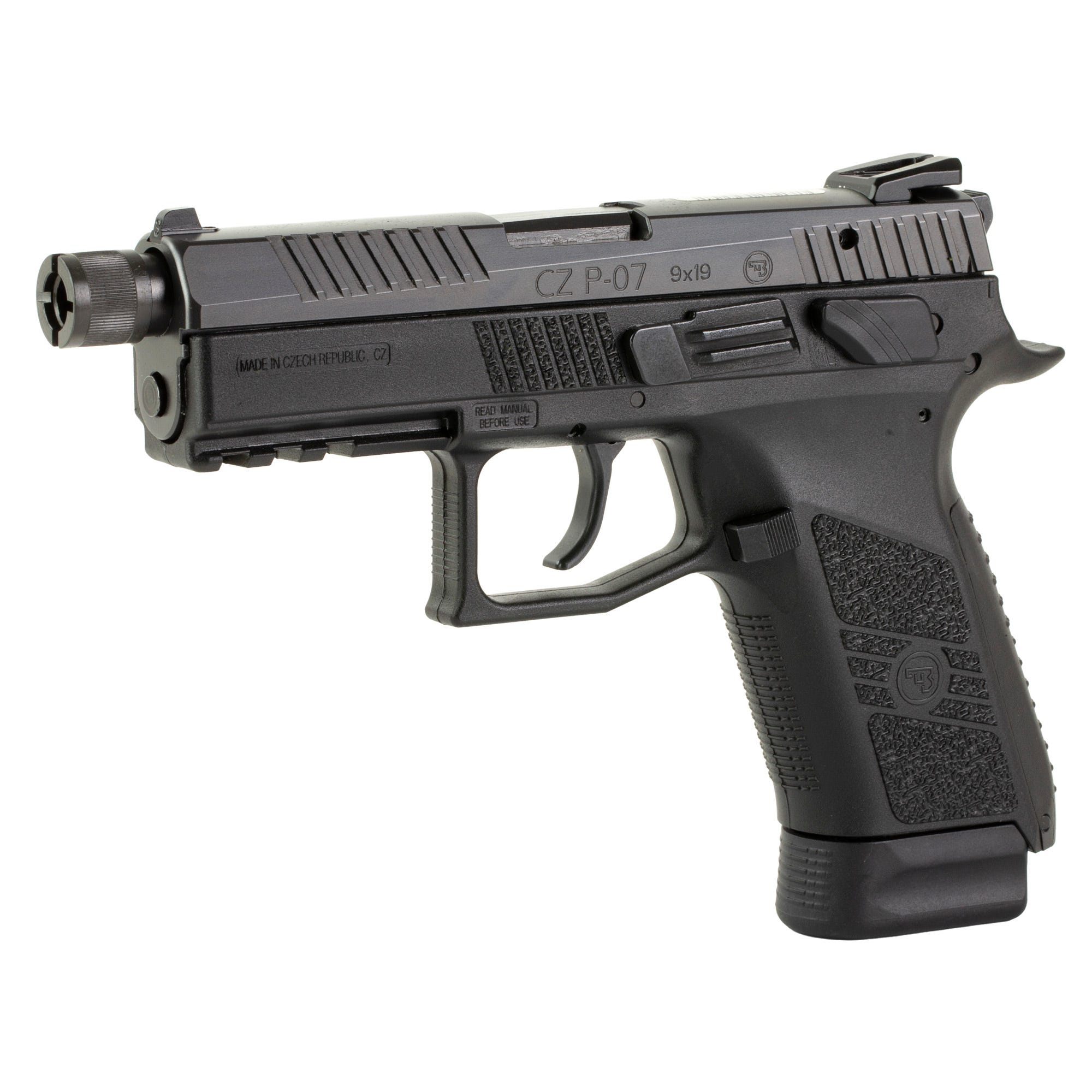 CZ P-07 9mm 4.36" Barrel 17-Rounds Suppressor Ready 1/2x28 - Image 3