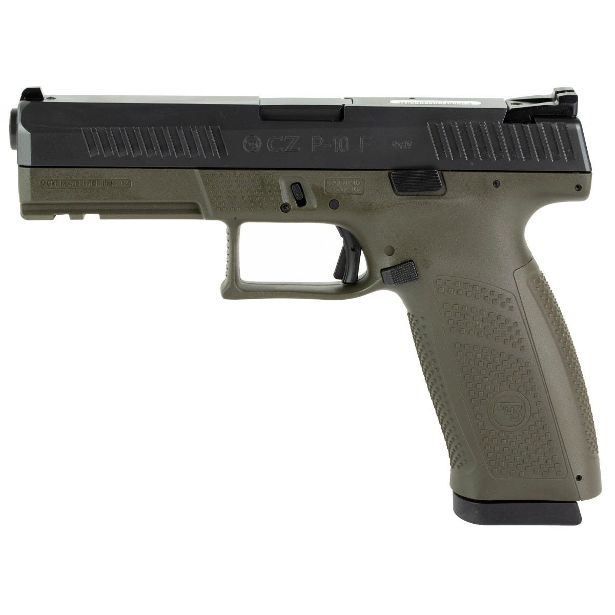 CZ P-10F OD Green 9mm 4.5" Barrel 19-Rounds - Image 2