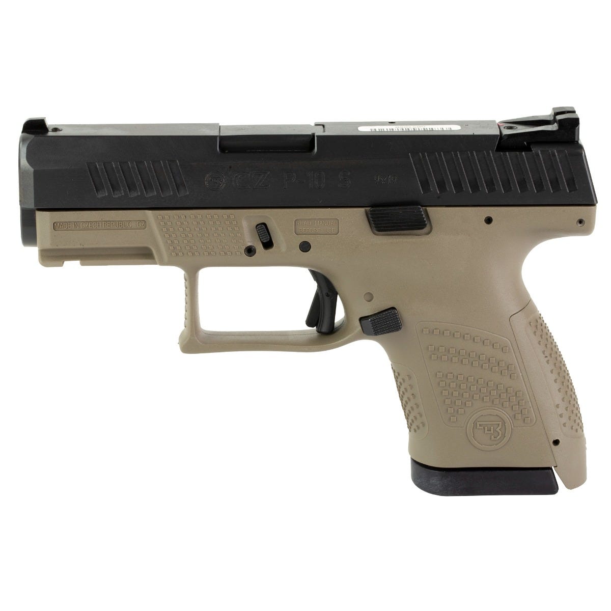 CZ-USA P-10 S Flat Dark Earth 9mm 3.5" Barrel 12-Rounds - Image 2