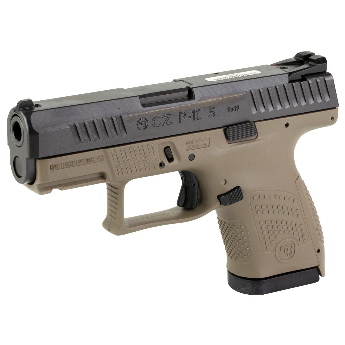CZ-USA P-10 S Flat Dark Earth 9mm 3.5" Barrel 12-Rounds - Image 3