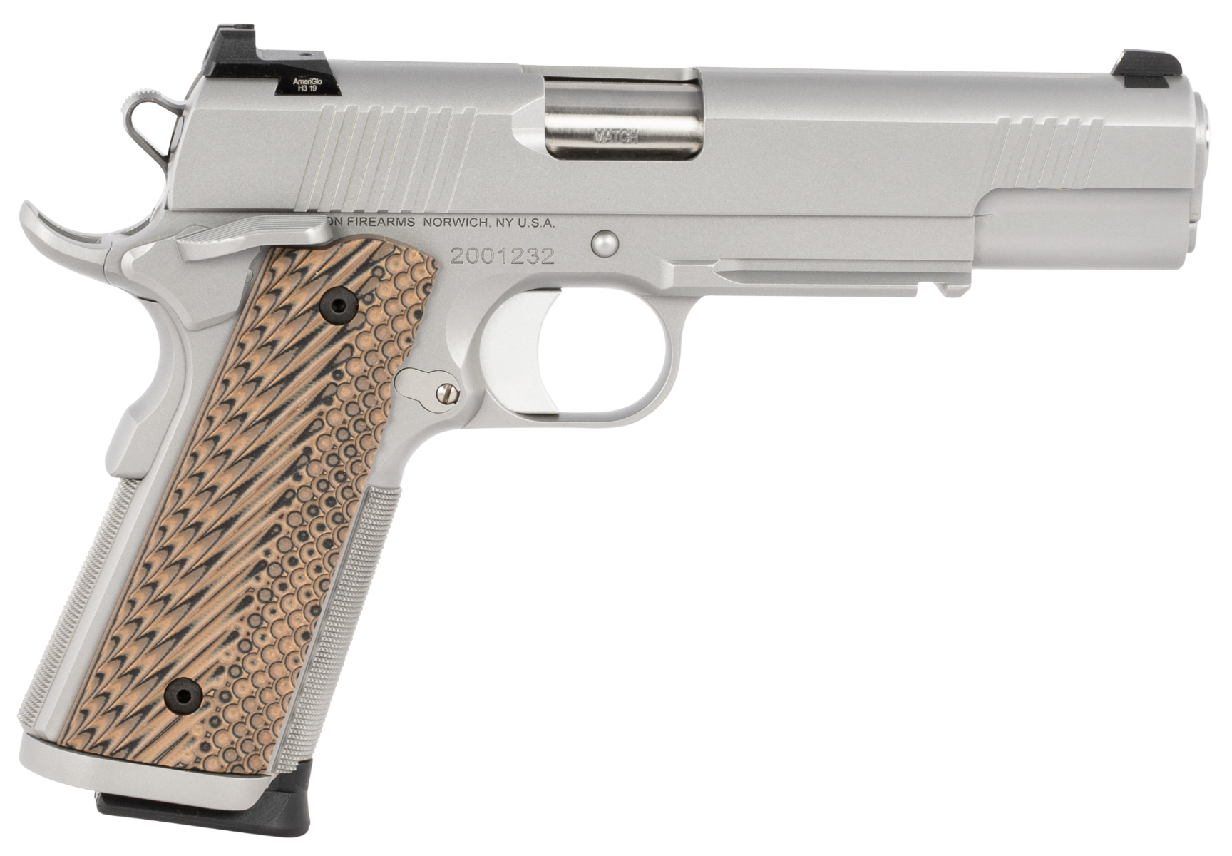 Dan Wesson Specialist Stainless 9mm 5" Barrel 10-Rounds Night Sights