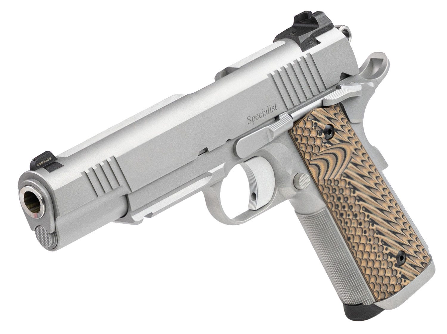 Dan Wesson Specialist Stainless 10mm 5" Barrel 8-Rounds Night Sights - Image 3