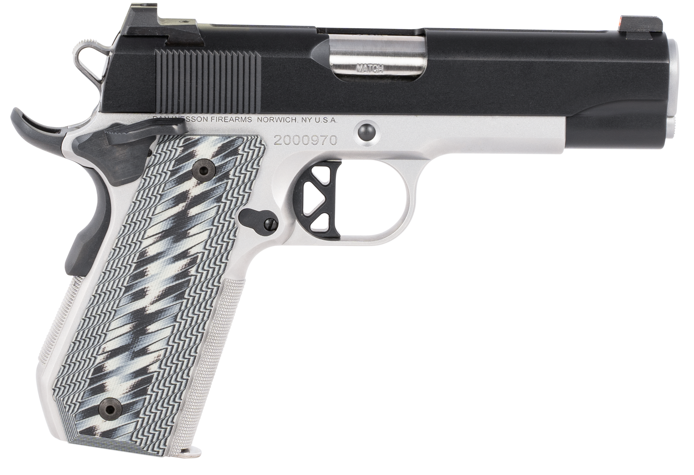 Dan Wesson V-Bob Two-Tone Stainless / Gray .45 ACP 4.25" Barrel 8-Rounds