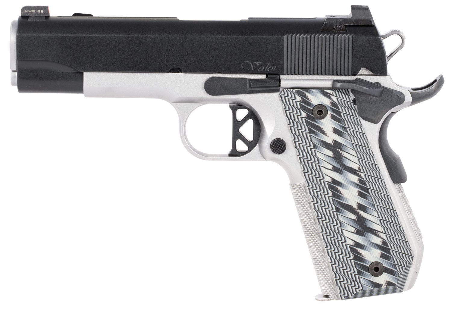 Dan Wesson V-Bob Two-Tone Stainless / Gray .45 ACP 4.25" Barrel 8-Rounds - Image 2