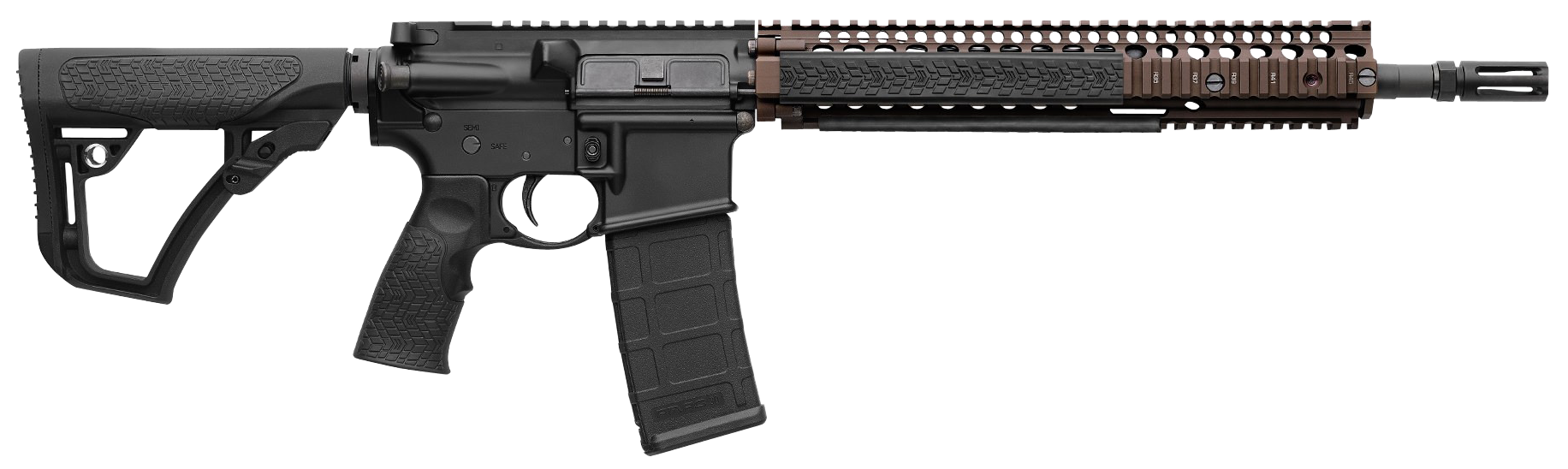 Daniel Defense DDM4 M4A1 Black / Flat Dark Earth 5.56 NATO 16" Barrel 30-Rounds