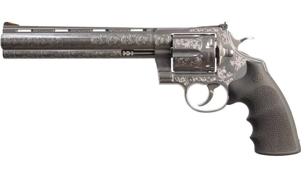 Colt Firearms Anaconda Engraved Stainless .44 Mag 8" Barrel 6-Rounds - Image 2