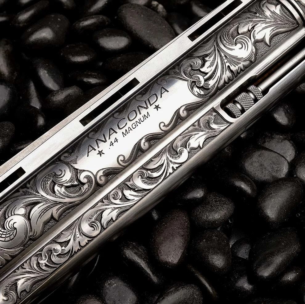 Colt Firearms Anaconda Grizzly Engraved Stainless .44 Mag 6" Barrel 6-Rounds - Image 4