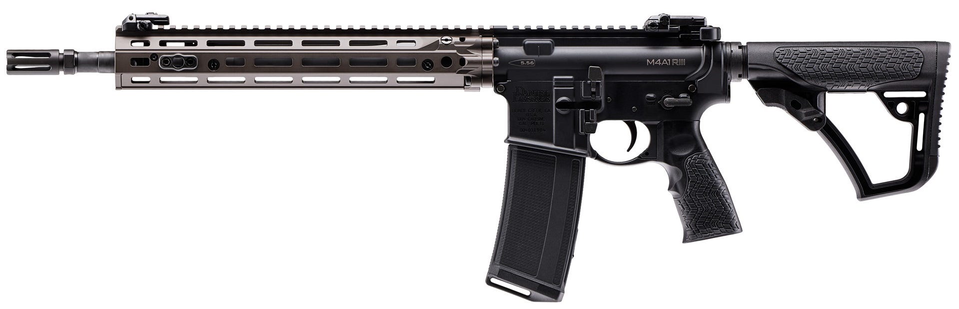 Daniel Defense DD4 M4A1 RIII GWOT Black / Flat Dark Earth .223 Rem / 5.56 14.5" Barrel 32-Rounds - Image 2