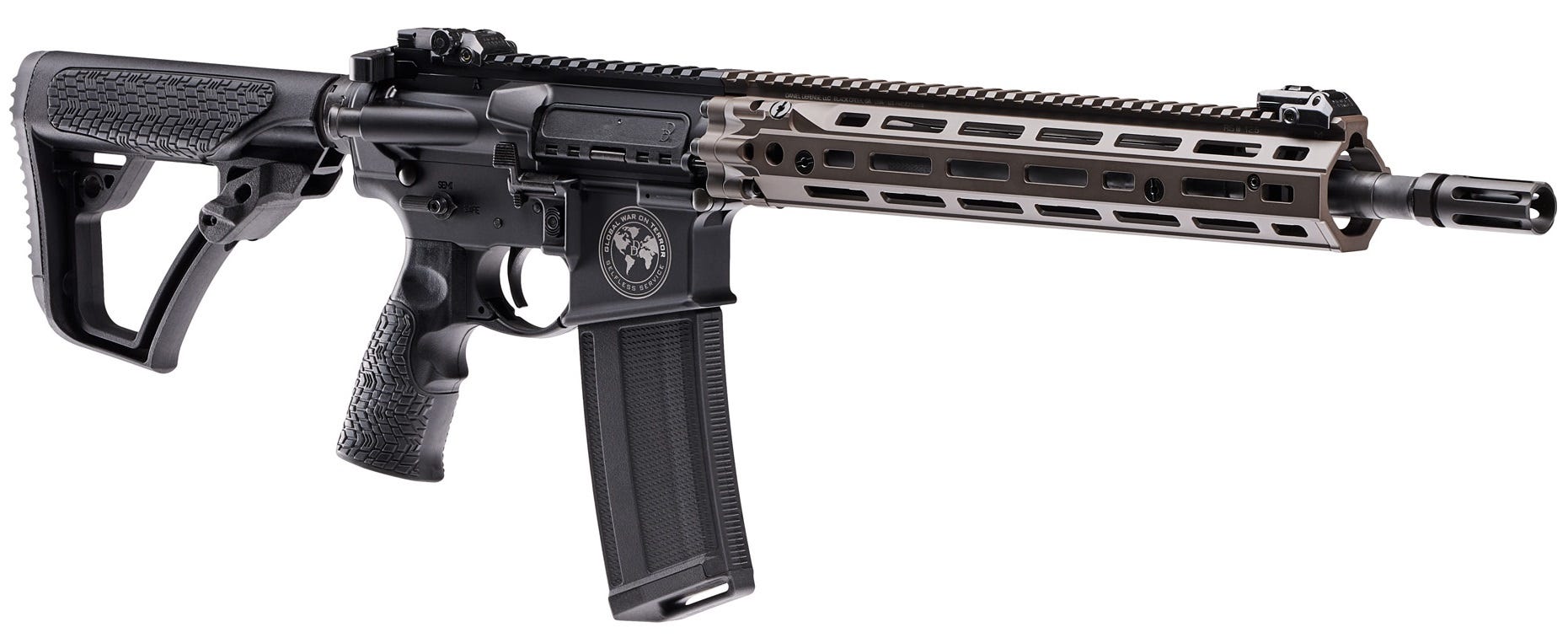 Daniel Defense DD4 M4A1 RIII GWOT Black / Flat Dark Earth .223 Rem / 5.56 14.5" Barrel 32-Rounds - Image 3