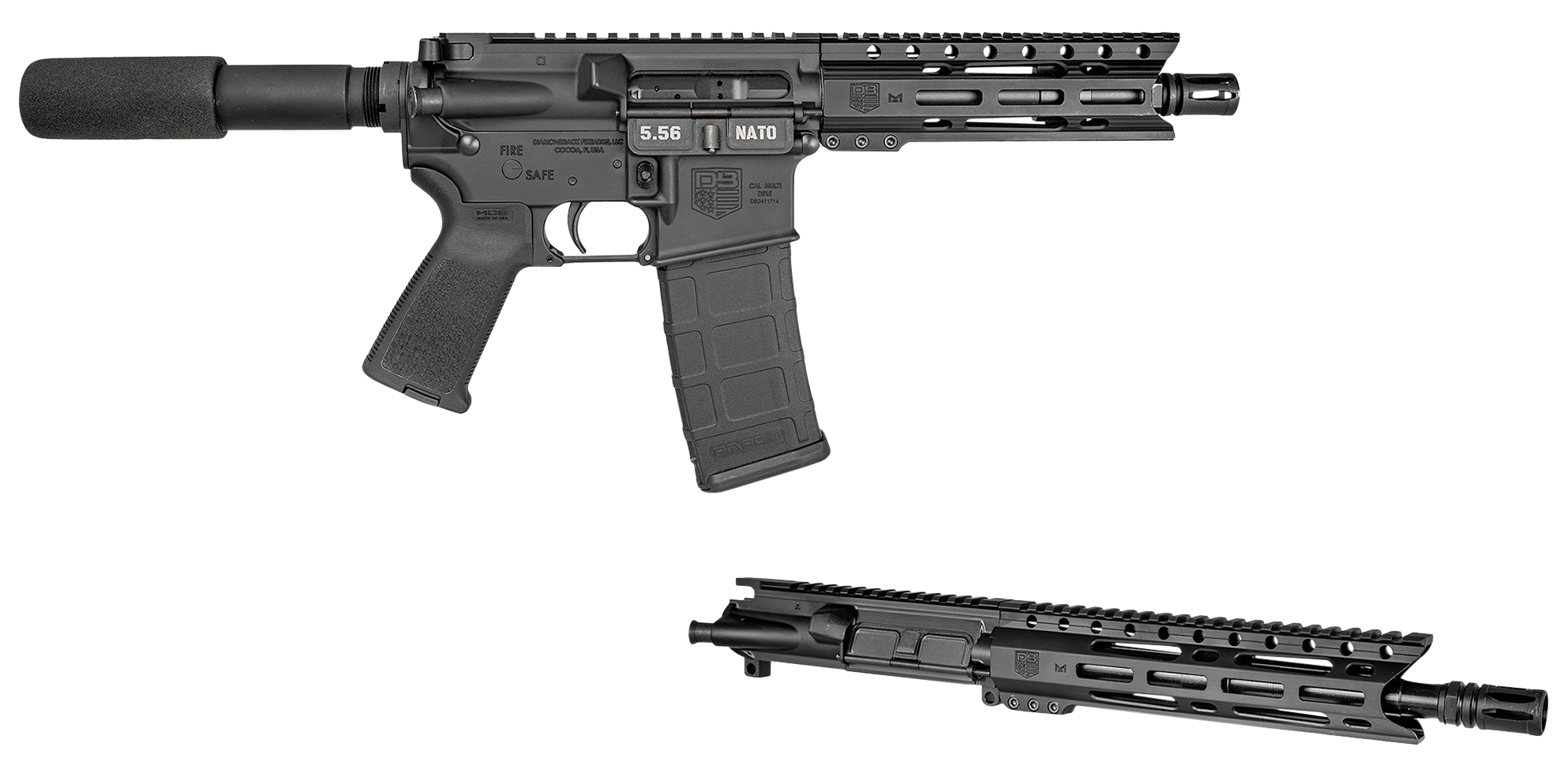 Diamondback DB15 .300 AAC Blackout 10" Barrel 30-Rounds Combo