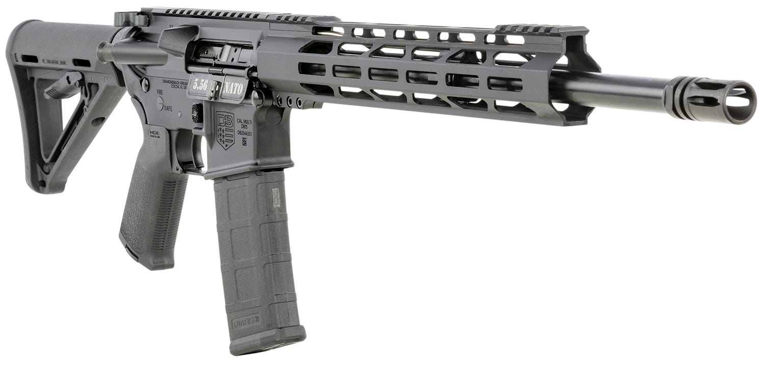 Diamondback DB15 5.56 NATO 16" Barrel 30-Rounds Adjustable Stock - Image 3