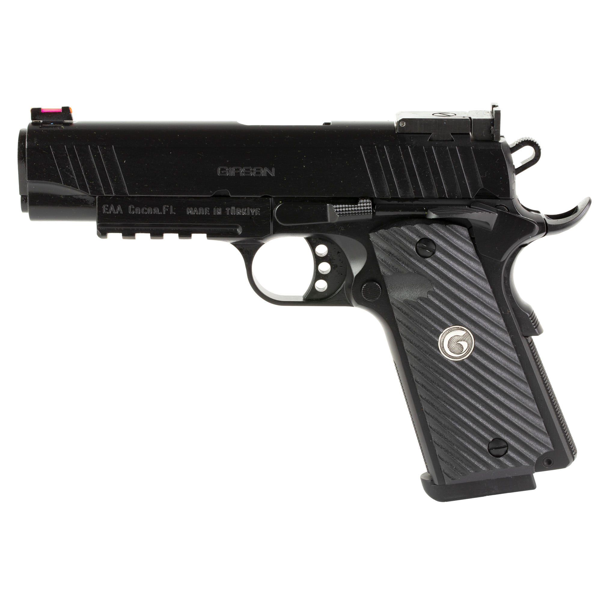 Girsan MC1911C 10mm 4.4" Barrel 9-Rounds Fiber Optic Front Sight - Image 2